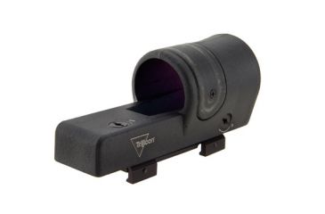Image of Trijicon 42mm Reflex Amber 4pt5 Reticle Sight Black W Weaver Mount Rx34 11 Back V5
