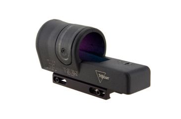Image of Trijicon 42mm Reflex Amber 4pt5 Reticle Sight Black W Weaver Mount Rx34 11 Back V6