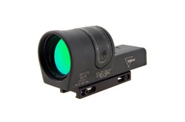Image of Trijicon 42mm Reflex Amber 4pt5 Reticle Sight Black W Weaver Mount Rx34 11 Front V1
