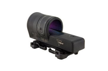 Image of Trijicon 42mm Reflex Amber 4pt5 Moa Dot Reticle Sight Black Throw Lever Flattop Mount Rx34 23 Back V6