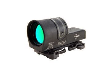 Image of Trijicon 42mm Reflex Amber 4pt5 Moa Dot Reticle Sight Black Throw Lever Flattop Mount Rx34 23 Front V1