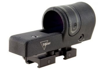 Image of Trijicon 42mm Reflex Amber 4pt5 Moa Dot Reticle Sight Black W Flattop Mount Rx34 14 Back V5
