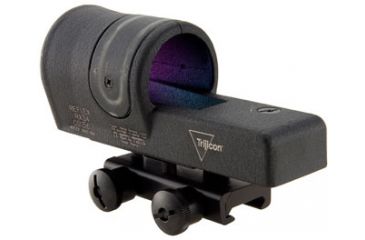 Image of Trijicon 42mm Reflex Amber 4pt5 Moa Dot Reticle Sight Black W Flattop Mount Rx34 14 Back V6