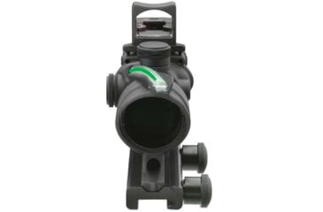 Image of Trijicon 4x32 ACOG Rifle Scope, Dual Illuminated Green Chevron .223 Reticle w/ Colt Knob Thumbscrew Mount &amp; LED 3.25 MOA Red Dot RMR Type 2, Black, 100548