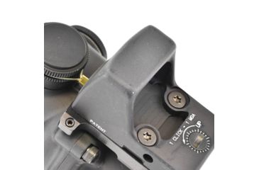 Image of Trijicon 4x32 ACOG Rifle Scope, Dual Illuminated Green Crosshair .223 Reticle w/ Colt Knob Thumbscrew Mount &amp; LED 3.25 MOA Red Dot RMR Type 2, Black, 100552