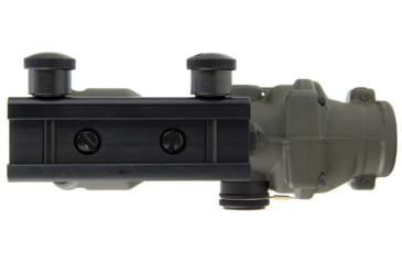 Image of Trijicon 4x32 ACOG Rifle Scope, Dual Illuminated Red Chevron .223 Reticle w/ Colt Knob Thumbscrew Mount &amp; LED 3.25 MOA Red Dot RMR Type 2, Cerakote OD Green, 100569
