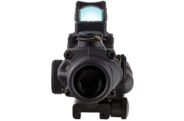 Image of Trijicon 4x32 ACOG Rifle Scope, LED Red Crosshair .223 Reticle w/ Colt Knob Thumbscrew Mount &amp; Adjustable LED 3.25 MOA Red Dot RMR Type 2, Black, 100564