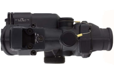 Image of Trijicon 4x32 ACOG Rifle Scope, LED Red Crosshair .223 Reticle w/ Colt Knob Thumbscrew Mount &amp; Adjustable LED 3.25 MOA Red Dot RMR Type 2, Black, 100564