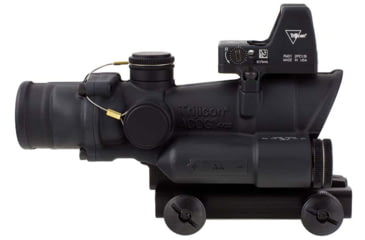 Image of Trijicon 4x32 ACOG Rifle Scope, LED Red Crosshair .223 Reticle w/ Colt Knob Thumbscrew Mount &amp; LED 3.25 MOA Red Dot RMR Type 2, Black, 100558