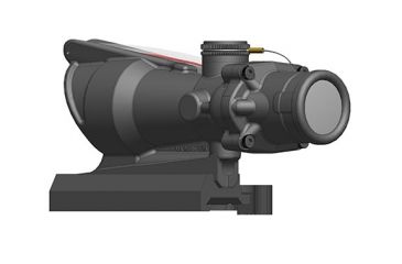 Image of Trijicon 4x32 ACOG Scope, Dual Illuminated Red Horseshoe/Dot M855 RCO Reticle w/ LaRue Tactical LT799 Mount, Red TA31-D-100582
