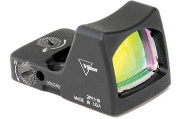 Image of Trijicon RMR Type 2 Automatic Red Dot Sight 1x, 6.5 MOA Red Dot, RMR Mount, No Adjustable Button, Black, RM02-C-700607