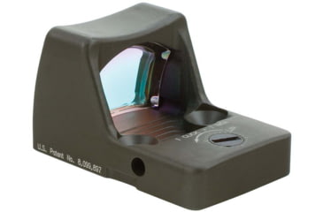 Image of Trijicon RMR Type 2 Automatic Red Dot Sight, 6.5 MOA Red Dot, RMR Mount, No Adjustable Button, ODG, 700644