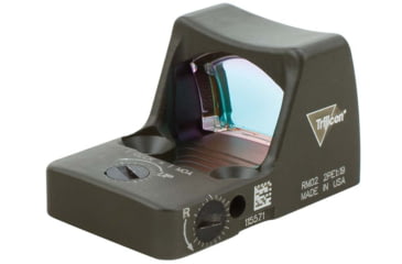 Image of Trijicon RMR Type 2 Automatic Red Dot Sight, 6.5 MOA Red Dot, RMR Mount, No Adjustable Button, ODG, 700644