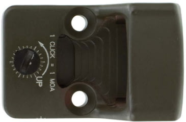 Image of Trijicon RMR Type 2 Automatic Red Dot Sight, 6.5 MOA Red Dot, RMR Mount, No Adjustable Button, ODG, 700644