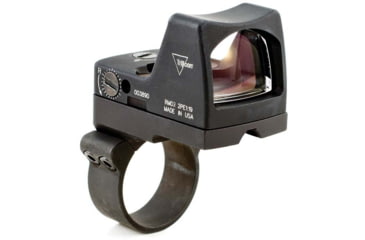 Image of Trijicon RMR Type 2 Automatic Red Dot Sight, 6.5 MOA Red Dot, RM36 Mount, No Adjustable Button, Black, 700612