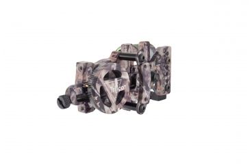 Image of Trijicon AccuPin Bow Sight - Green w/Dovetail Base &amp; AccuDial Mount, Right Hand, Lost BW50G-LS