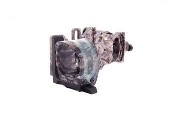 Image of Trijicon AccuPin Bow Sight - Green w/Dovetail Base &amp; AccuDial Mount, Right Hand, Lost BW50G-LS