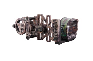 Image of Trijicon AccuPin Bow Sight - Green w/Dovetail Base &amp; AccuDial Mount, Right Hand, Lost BW50G-LS