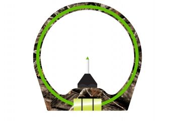 Image of Trijicon AccuPin Bow Sight - Green w/Dovetail Base &amp; AccuDial Mount, Right Hand, Lost BW50G-LS