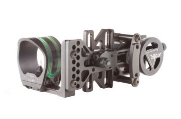 Image of Trijicon AccuPin Bow Sight Green with AccuDial Mount Left Handed