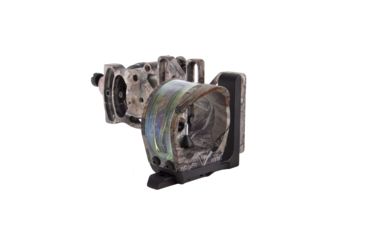 Image of Trijicon AccuPin Bowsight - Green w/Dovetail Base &amp; AccuDial Mount, Left Hand, Real Tree AP BW51G-RT