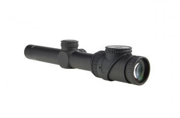 Image of Trijicon AccuPoint TR-25 1-6x24mm Rifle Scope, 30 mm Tube, Second Focal Plane, Black, Green BAC Triangle Post Reticle, MOA Adjustment, 200092