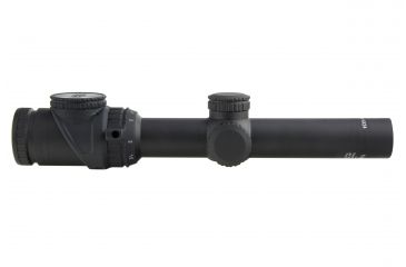 Image of Trijicon AccuPoint TR-25 1-6x24mm Rifle Scope, 30 mm Tube, Second Focal Plane, Black, Red BAC Triangle Post Reticle, MOA Adjustment, 200090