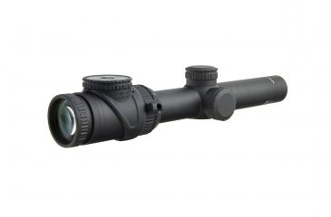 Image of Trijicon AccuPoint TR-25 1-6x24mm Rifle Scope, 30 mm Tube, Second Focal Plane, Black, Green Circle-Cross Crosshair w/ Dot Reticle, MOA Adjustment, 200086