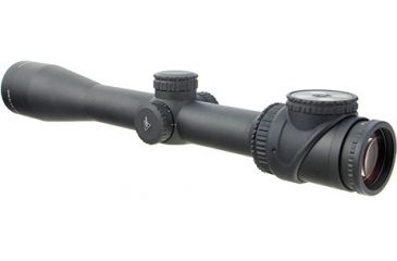 Image of Trijicon AccuPoint TR-26 2.5-12.5x42mm Rifle Scope, 30 mm Tube, Second Focal Plane, Black, Red BAC Triangle Post Reticle, MOA Adjustment, 200105