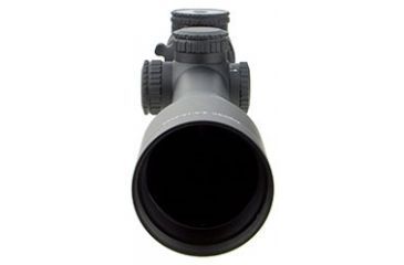 Image of Trijicon AccuPoint TR-26 2.5-12.5x42mm Rifle Scope, 30 mm Tube, Second Focal Plane, Black, Red BAC Triangle Post Reticle, MOA Adjustment, 200105