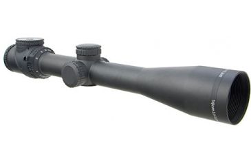 Image of Trijicon AccuPoint TR-26 2.5-12.5x42mm Rifle Scope, 30 mm Tube, Second Focal Plane, Black, Red BAC Triangle Post Reticle, MOA Adjustment, 200105