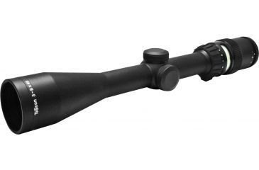 Image of Trijicon AccuPoint TR-20 3-9x40mm Rifle Scope, 1 in Tube, Second Focal Plane, Black, Green Mil-Dot Crosshair w/ Dot Reticle, MOA Adjustment, TR20-2GA