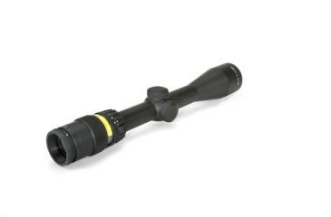 Image of Trijicon AccuPoint TR-20 3-9x40mm Rifle Scope, 1 in Tube, Second Focal Plane, Black, Amber Standard Duplex Crosshair w/ Dot Reticle, MOA Adjustment, 200001