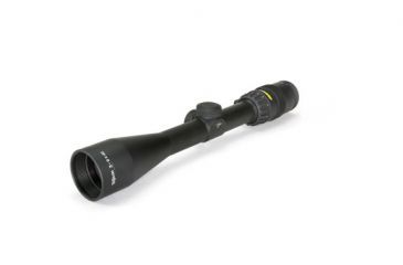 Image of Trijicon AccuPoint TR-20 3-9x40mm Rifle Scope, 1 in Tube, Second Focal Plane, Black, Amber Standard Duplex Crosshair w/ Dot Reticle, MOA Adjustment, 200001