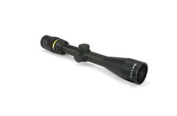 Image of Trijicon AccuPoint TR-20 3-9x40mm Rifle Scope, 1 in Tube, Second Focal Plane, Black, Amber Mil-Dot Crosshair w/ Dot Reticle, MOA Adjustment, 200004