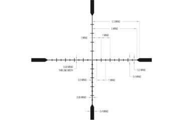 Image of Trijicon AccuPoint TR-31 4-16x50mm Rifle Scope, 30 mm Tube, Second Focal Plane, Black, Green MRAD Ranging Reticle w/ Dot, Mil Rad Adjustment, 200148