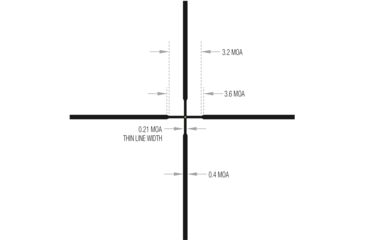 Image of Trijicon AccuPoint TR-31 4-16x50mm Rifle Scope, 30 mm Tube, Second Focal Plane, Black, Green Standard Duplex Crosshair w/ Dot Reticle, MOA Adjustment, 200146