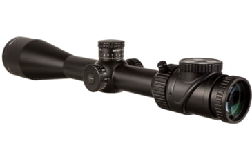 Image of Trijicon AccuPoint TR-34 3-18x50mm Rifle Scope, 30 mm Tube, Second Focal Plane, Black, Green Standard Duplex Crosshair w/ Dot Reticle, MOA Adjustment, 200166