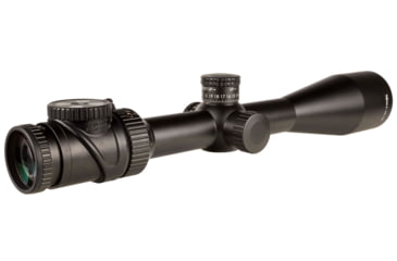 Image of Trijicon AccuPoint TR-34 3-18x50mm Rifle Scope, 30 mm Tube, Second Focal Plane, Black, Green Standard Duplex Crosshair w/ Dot Reticle, MOA Adjustment, 200166
