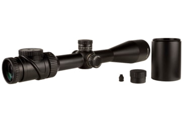Image of Trijicon AccuPoint TR-34 3-18x50mm Rifle Scope, 30 mm Tube, Second Focal Plane, Black, Green Standard Duplex Crosshair w/ Dot Reticle, MOA Adjustment, 200166