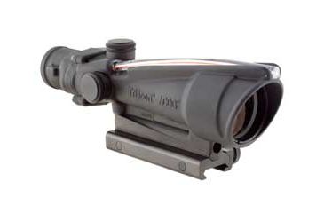 Image of Trijicon ACOG 3.5x35 Dual Ill Rifle Scope w/Mount, Red Crosshair .223 Ballistic Reticle