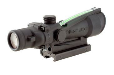 Image of Trijicon ACOG TA11 3.5x35mm Rifle Scope, Black, Green Chevron 5.56x45mm M193 / 55 Grain Reticle, MOA Adjustment, 100293