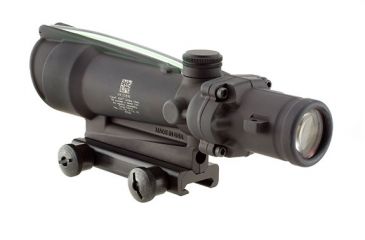 Image of Trijicon ACOG TA11 3.5x35mm Rifle Scope, Black, Green Chevron 5.56x45mm M193 / 55 Grain Reticle, MOA Adjustment, 100293
