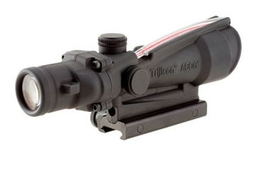 Image of Trijicon ACOG TA11 3.5x35mm Rifle Scope, Black, Red Chevron 5.56x45mm M193 / 55 Grain Reticle, MOA Adjustment, 100291
