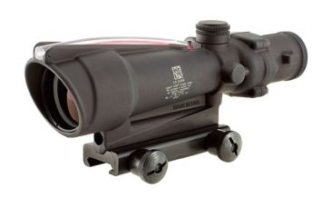 Image of Trijicon ACOG TA11 3.5x35mm Rifle Scope, Black, Red Chevron 5.56x45mm M193 / 55 Grain Reticle, MOA Adjustment, 100291