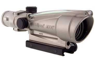 Image of Trijicon ACOG 3.5x35 Nickel Boron Dual Illum. Green Chevron .223 Ballistic Reticle w/ TA51 Mount TA11-C-100201