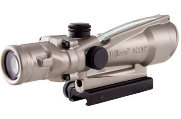Image of Trijicon ACOG 3.5x35 Nickel Boron Dual Illum. Green Chevron .223 Ballistic Reticle w/ TA51 Mount TA11-C-100201