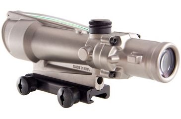 Image of Trijicon ACOG 3.5x35 Nickel Boron Dual Illum. Green Chevron .223 Ballistic Reticle w/ TA51 Mount TA11-C-100201