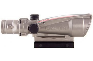 Image of Trijicon ACOG 3.5x35 Nickel Boron Dual Illum. Red Chevron .223 Ballistic Reticle w/ TA51 Mount TA11-C-100200