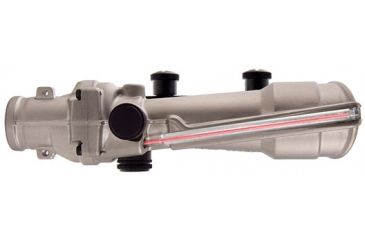 Image of Trijicon ACOG 3.5x35 Nickel Boron Dual Illum. Red Chevron .223 Ballistic Reticle w/ TA51 Mount TA11-C-100200